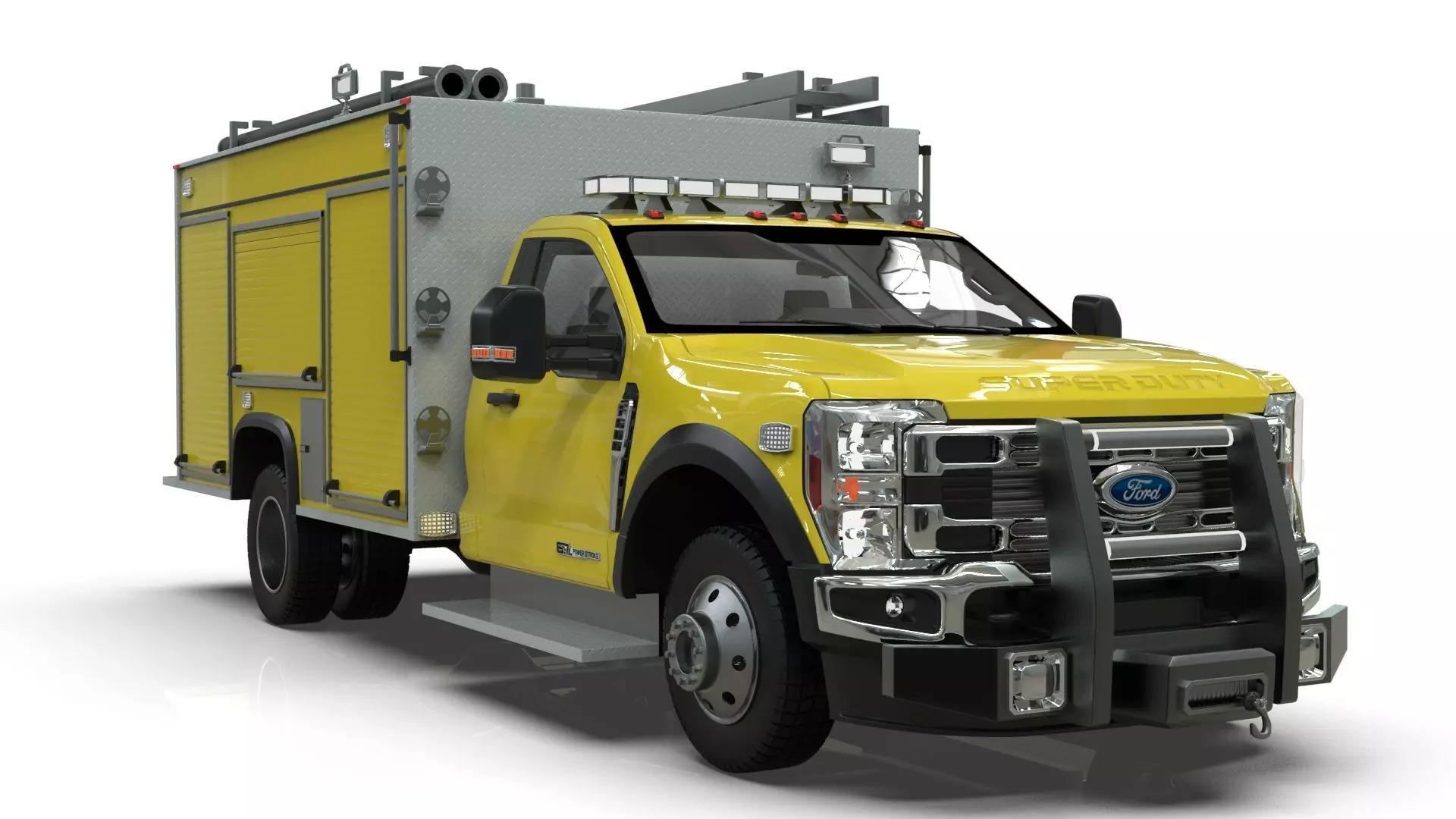 2024 F-600 FIRE TRUCK 3D model_9