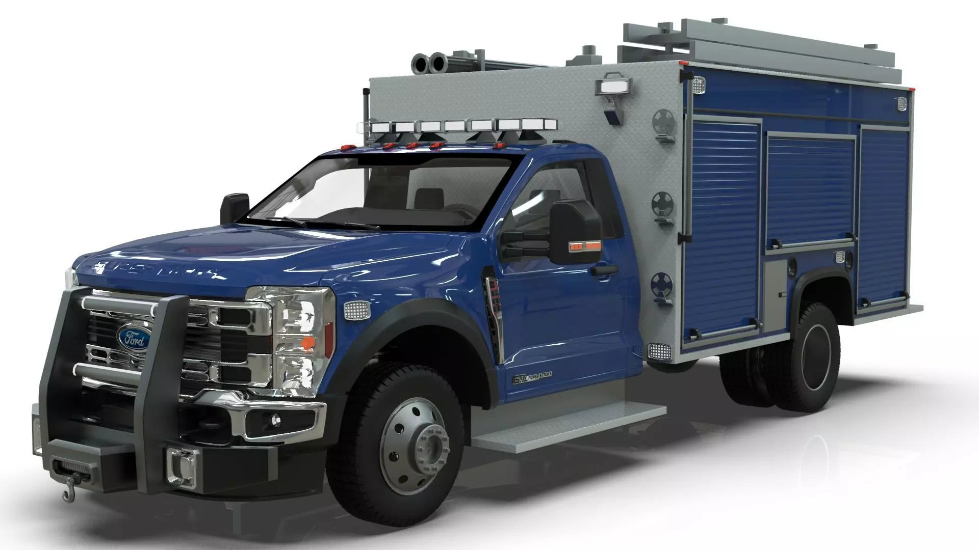 2024 F-600 FIRE TRUCK 3D model_14