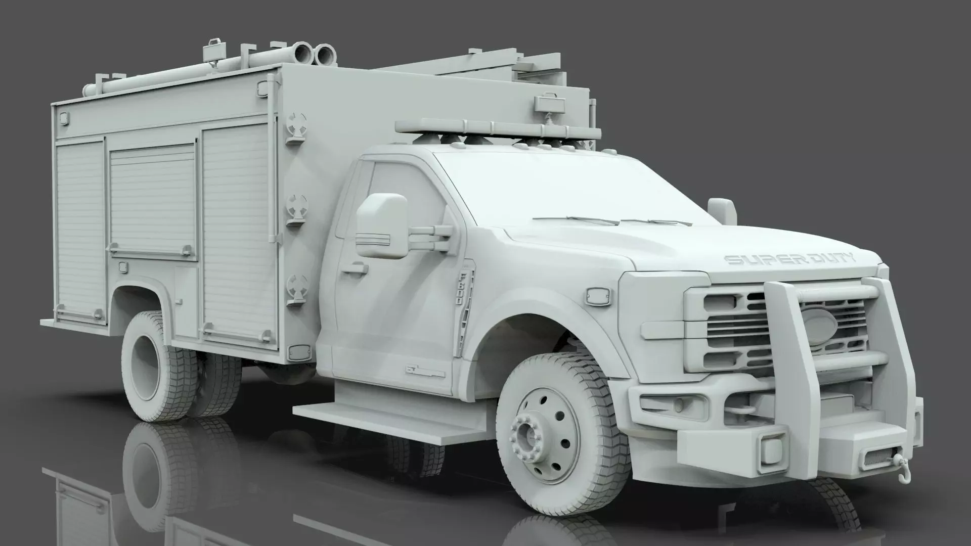 2024 F-600 FIRE TRUCK 3D model_17