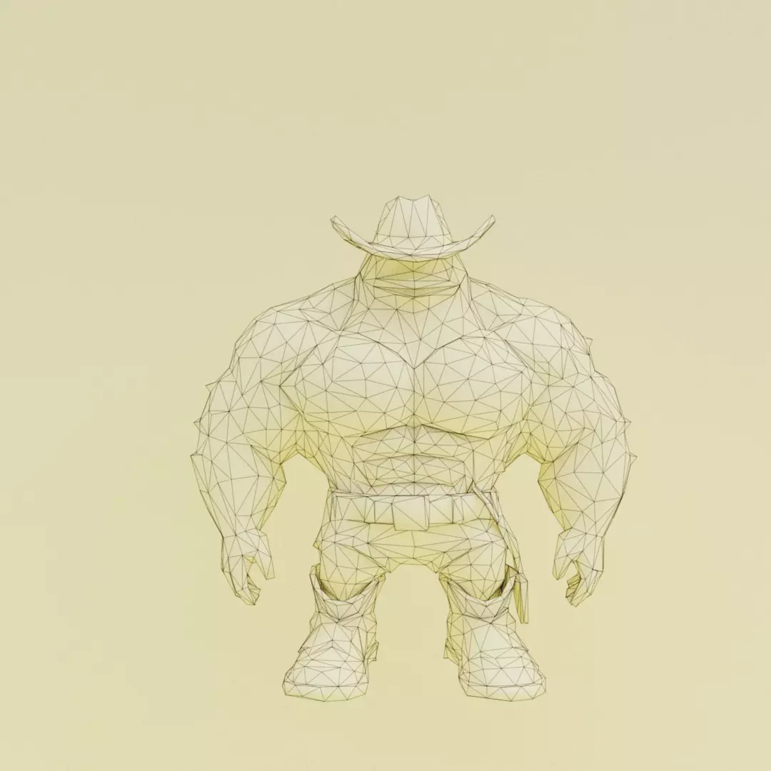 Italian brainrot v6 Low Poly Character 3D Model Collection _23