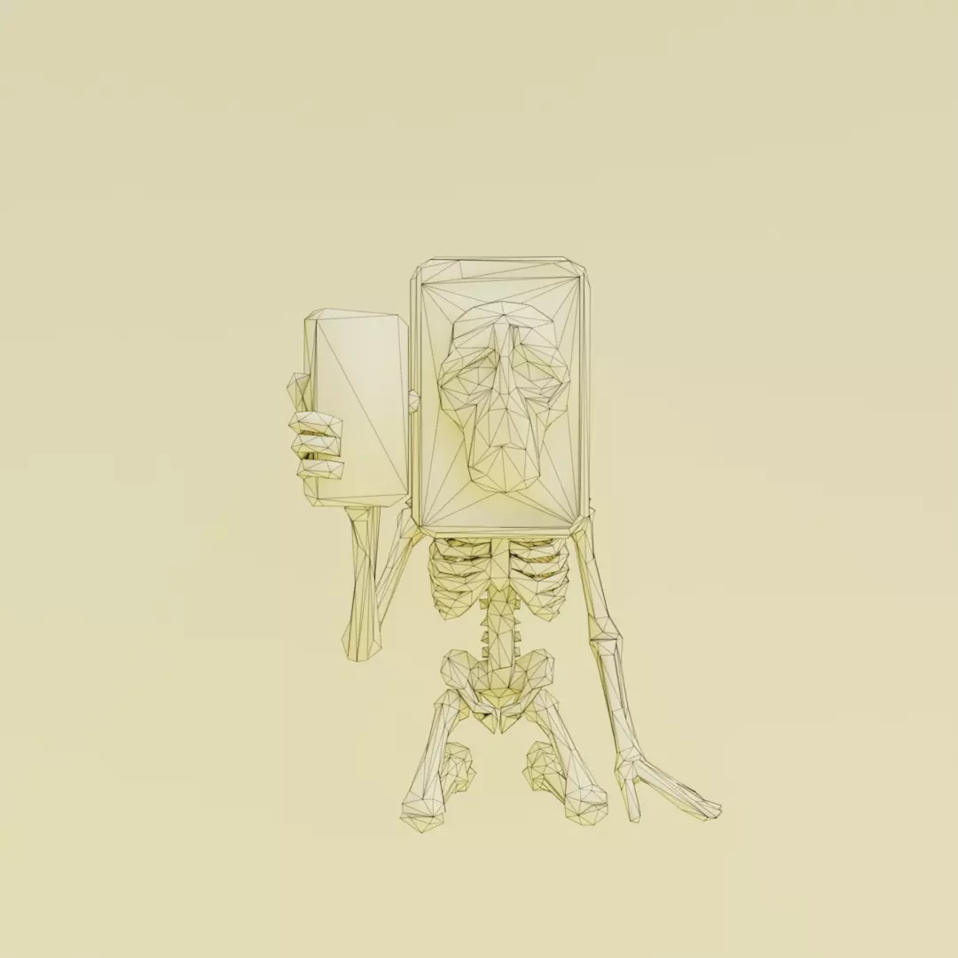 Italian brainrot v6 Low Poly Character 3D Model Collection _27