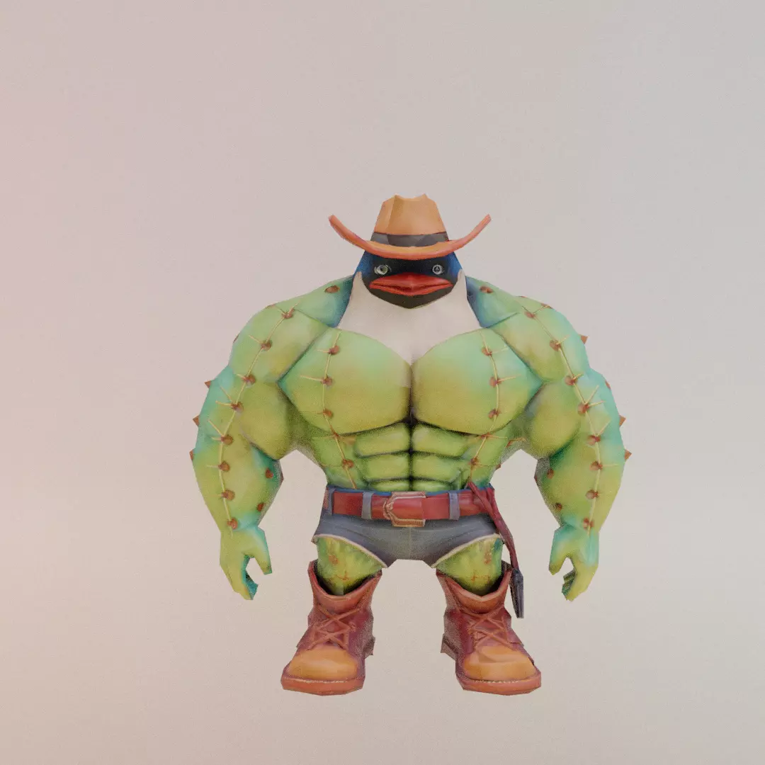 Italian brainrot v6 Low Poly Character 3D Model Collection _22