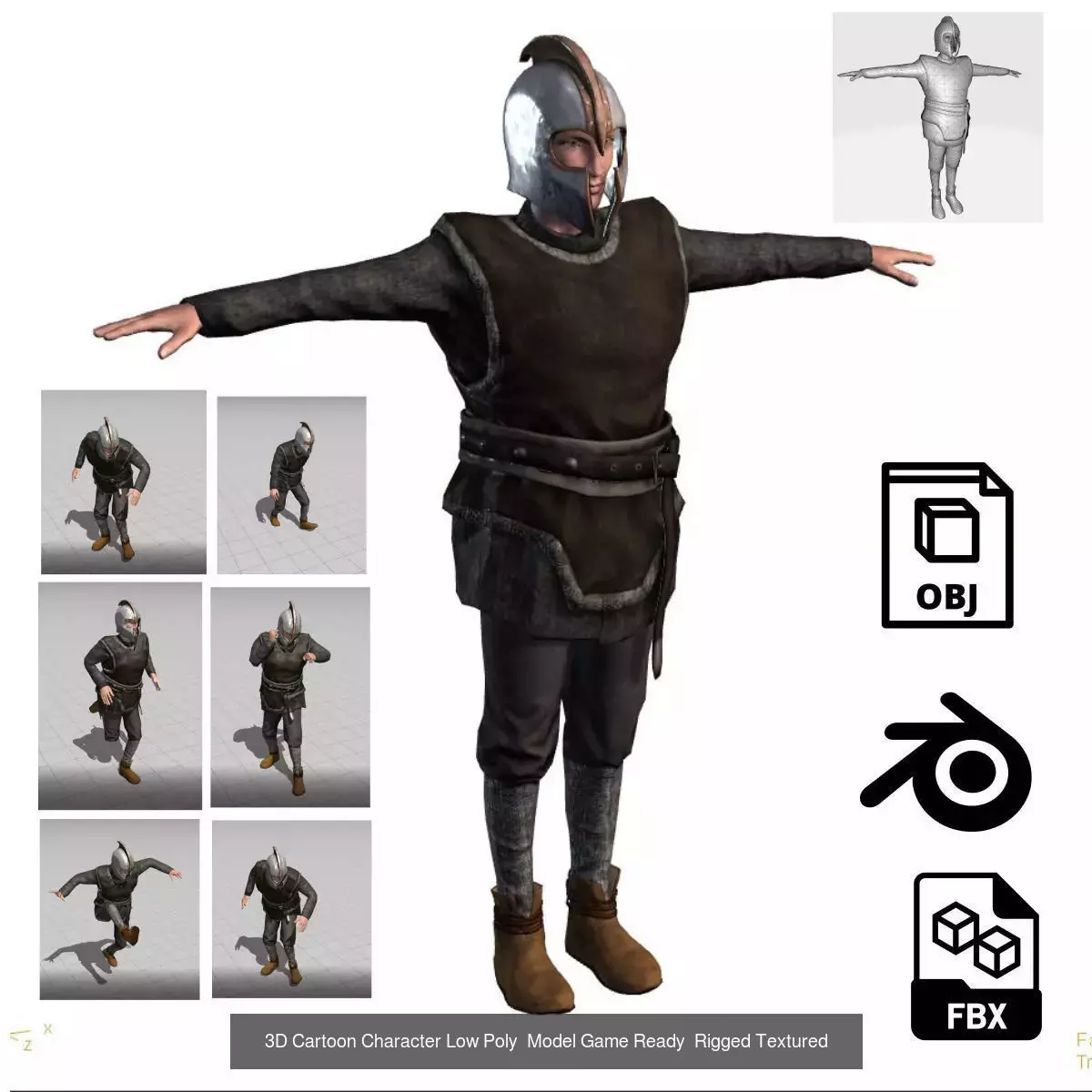 Ultimate Character Pack Game-Ready Rigged Animated 3D Models 3D Model Collection_2