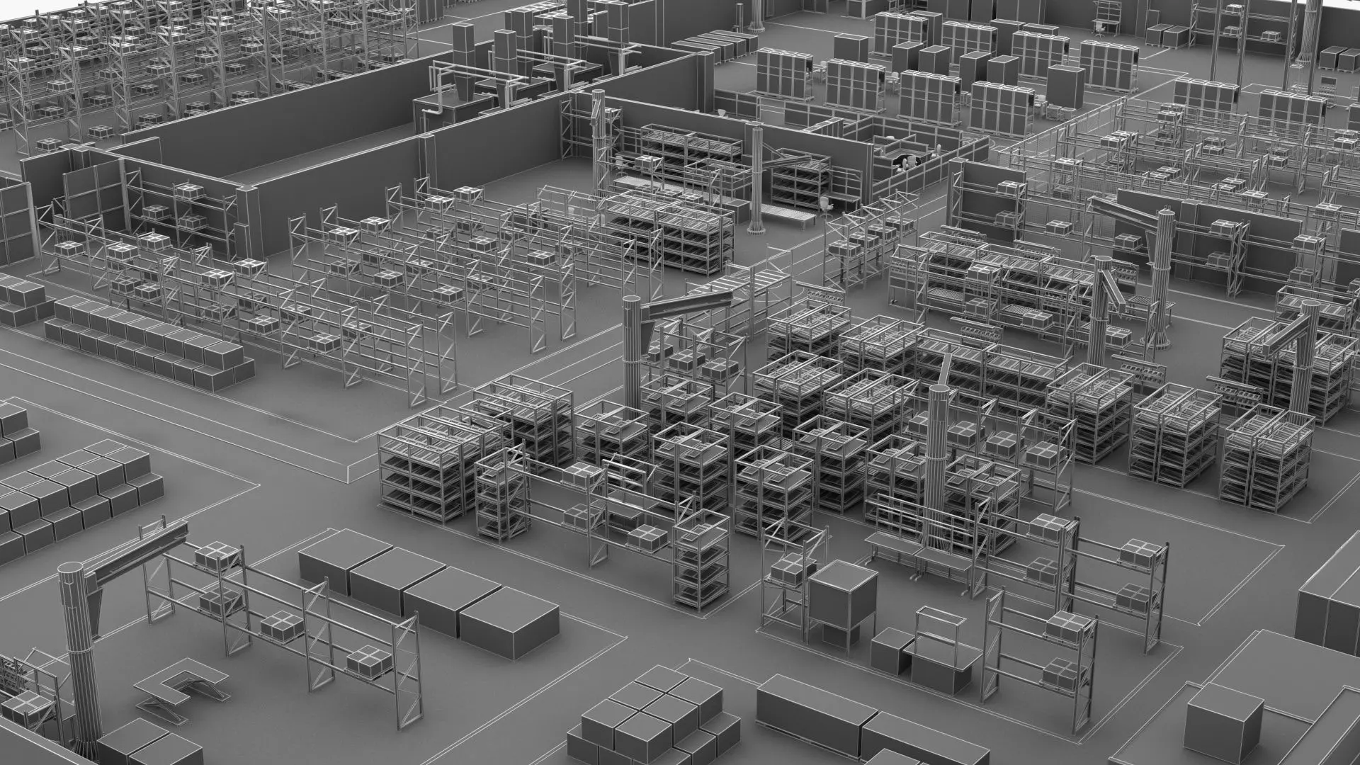 Factory Building 1 3D model_18