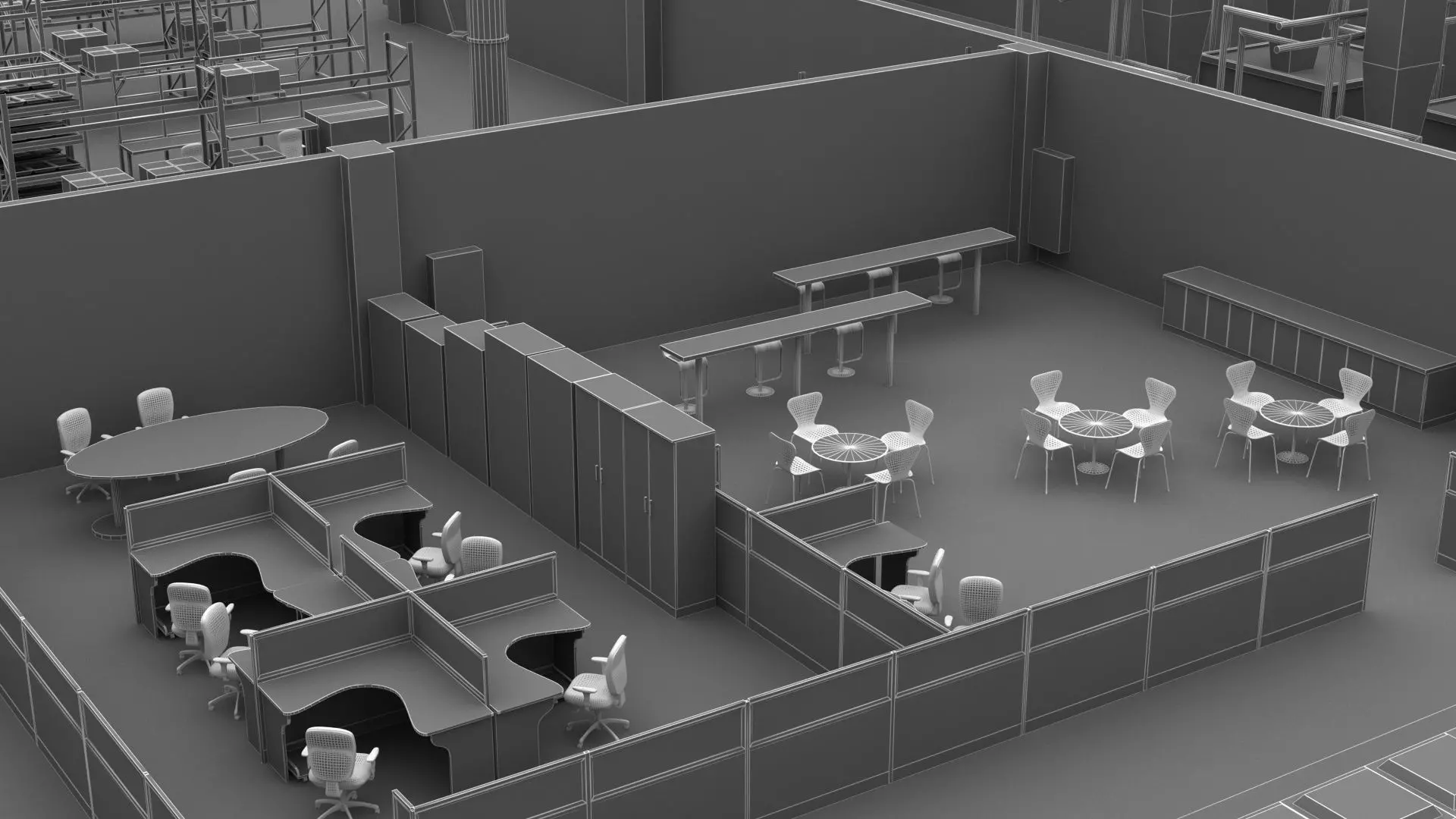 Factory Building 1 3D model_22