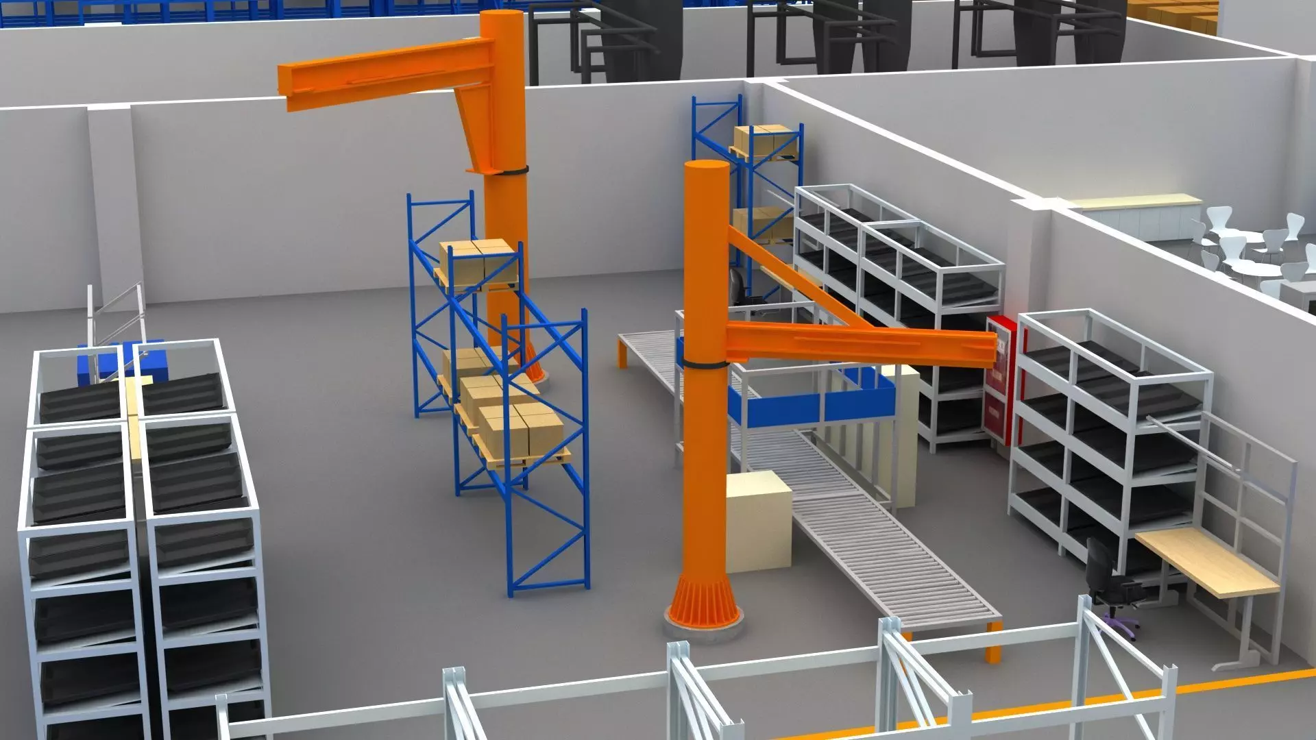 Factory Building 1 3D model_13