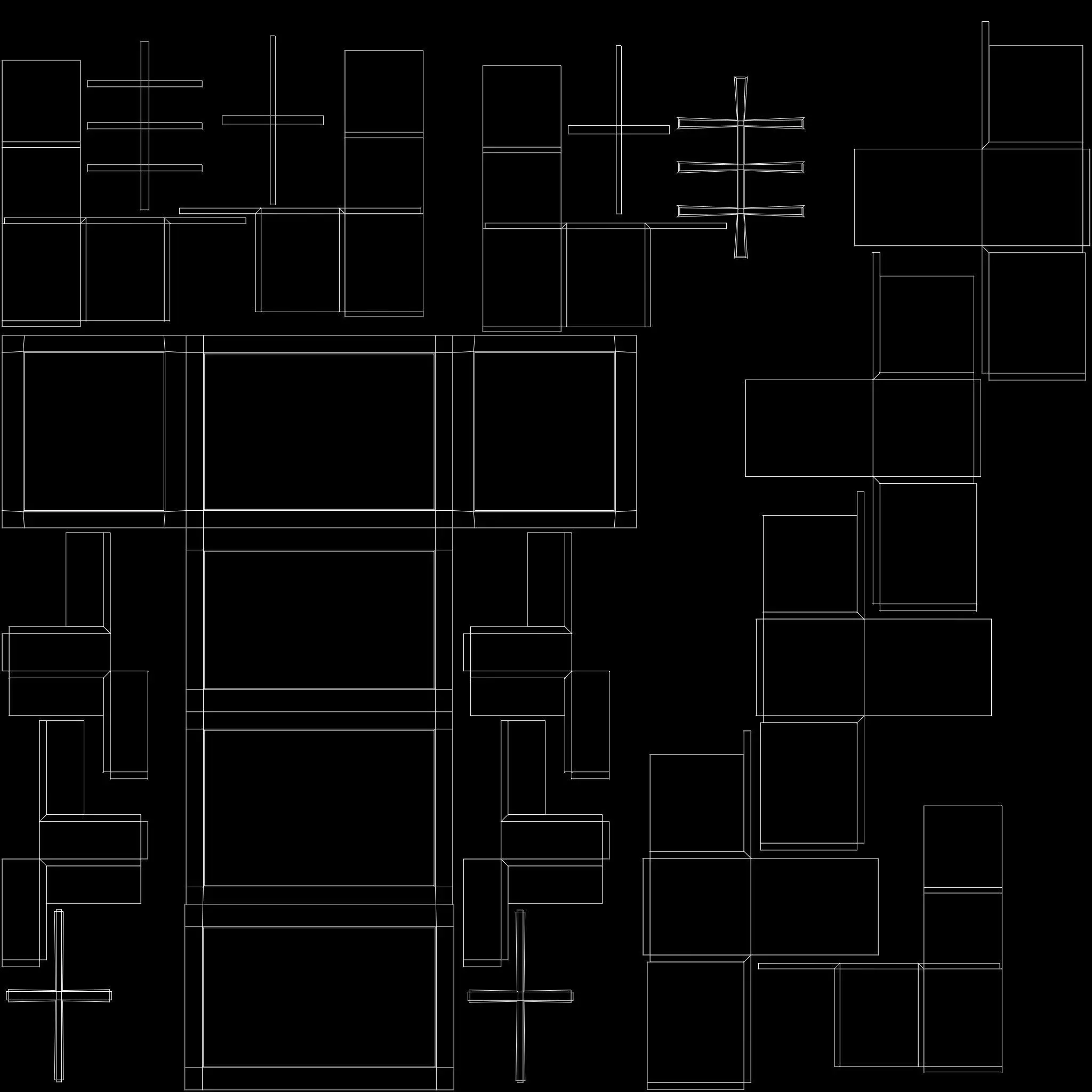 Wooden Storage Crate Low-poly 3D model_6