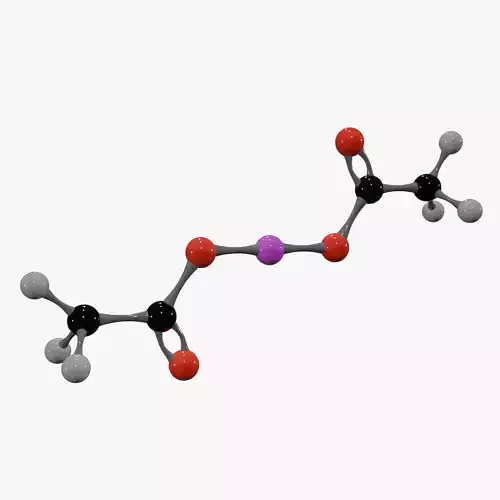 Mercuric Acetate Molecule