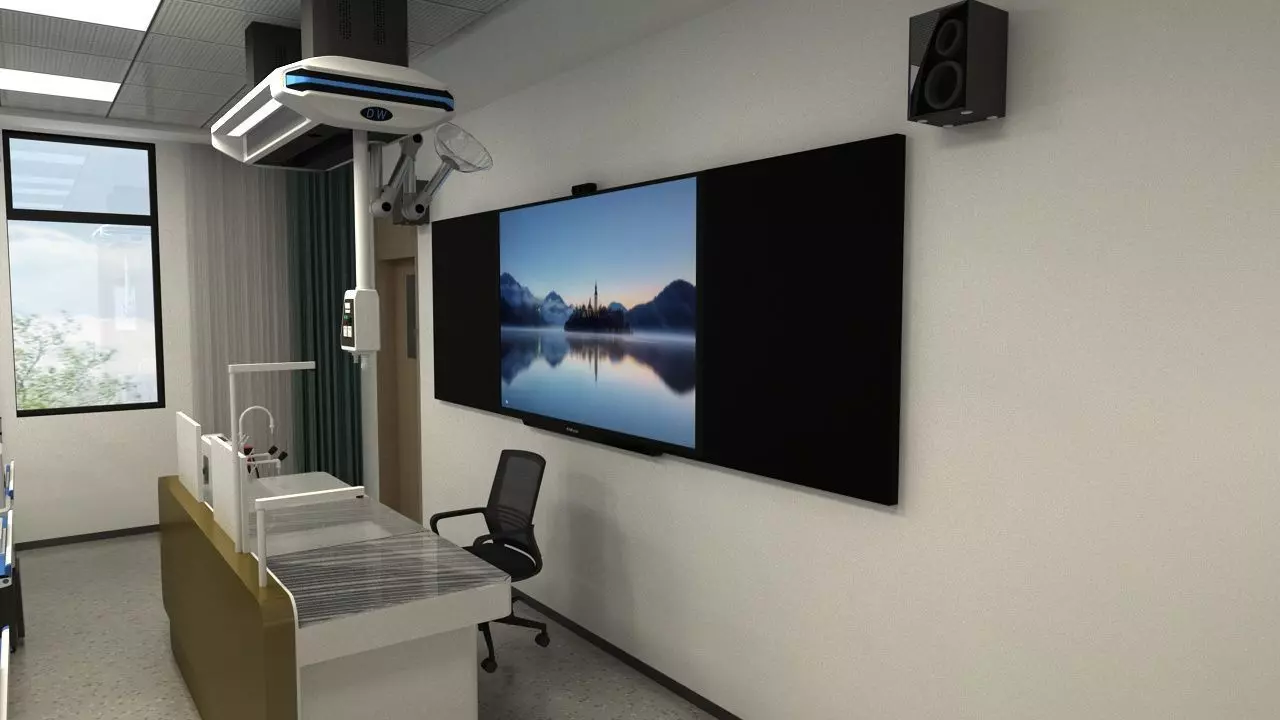 Chemistry Laboratory Classroom 2 3D model_12