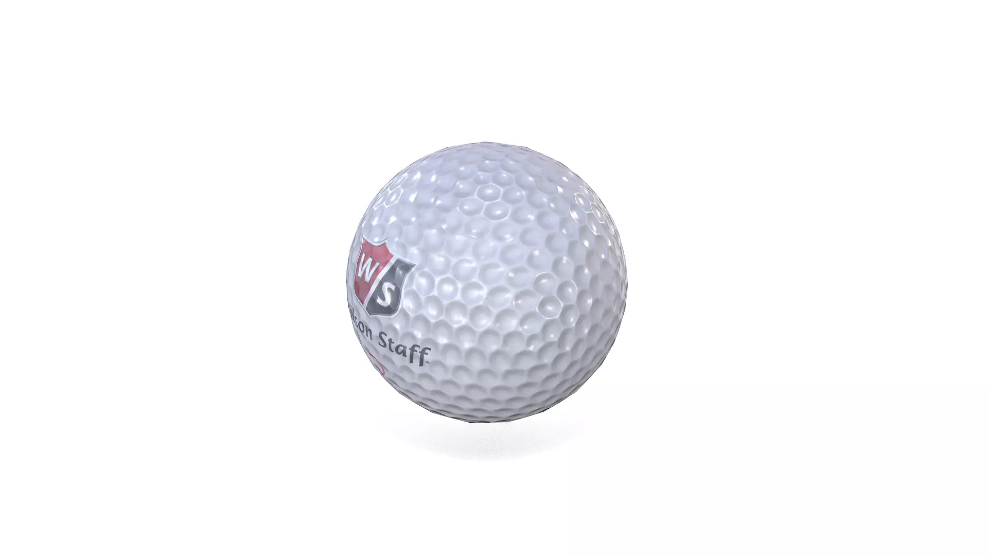 Golf Ball Low-poly PBR Free low-poly 3D model_6