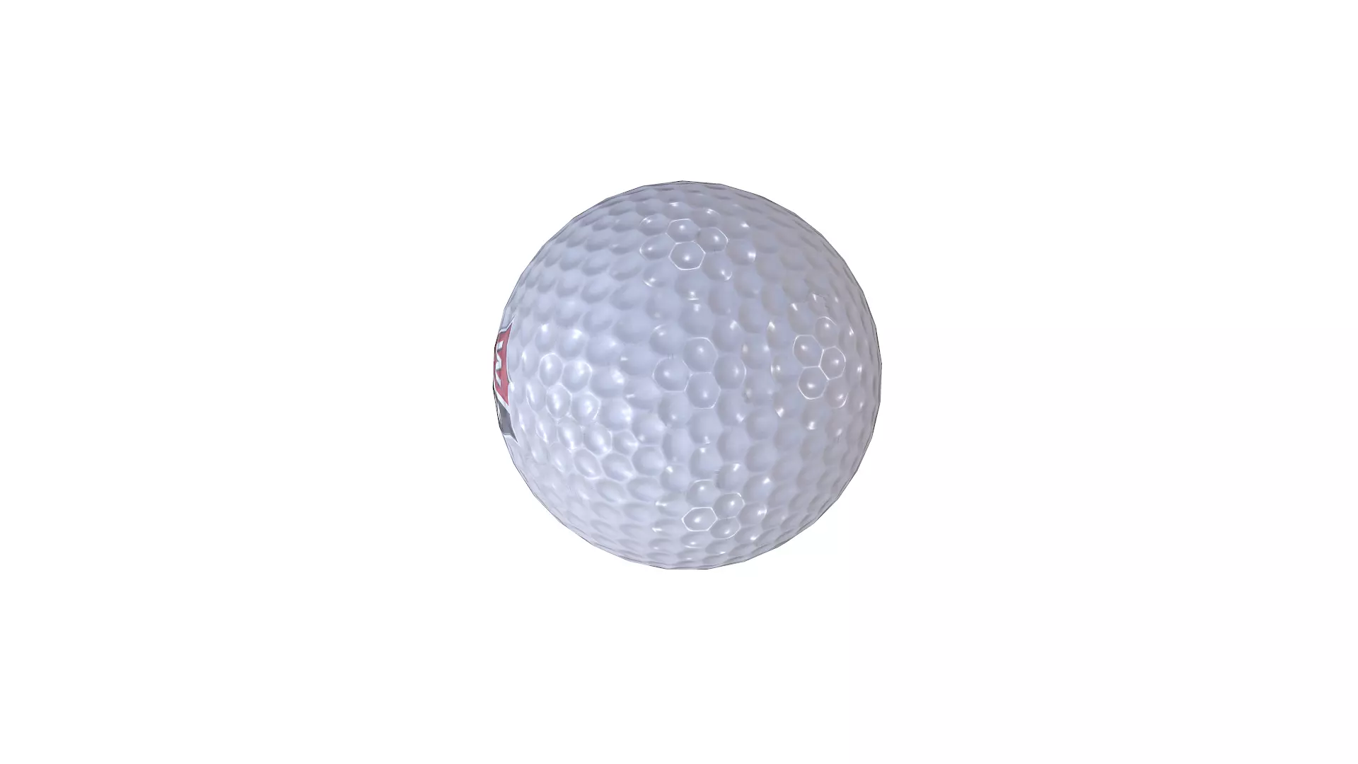Golf Ball Low-poly PBR Free low-poly 3D model_8