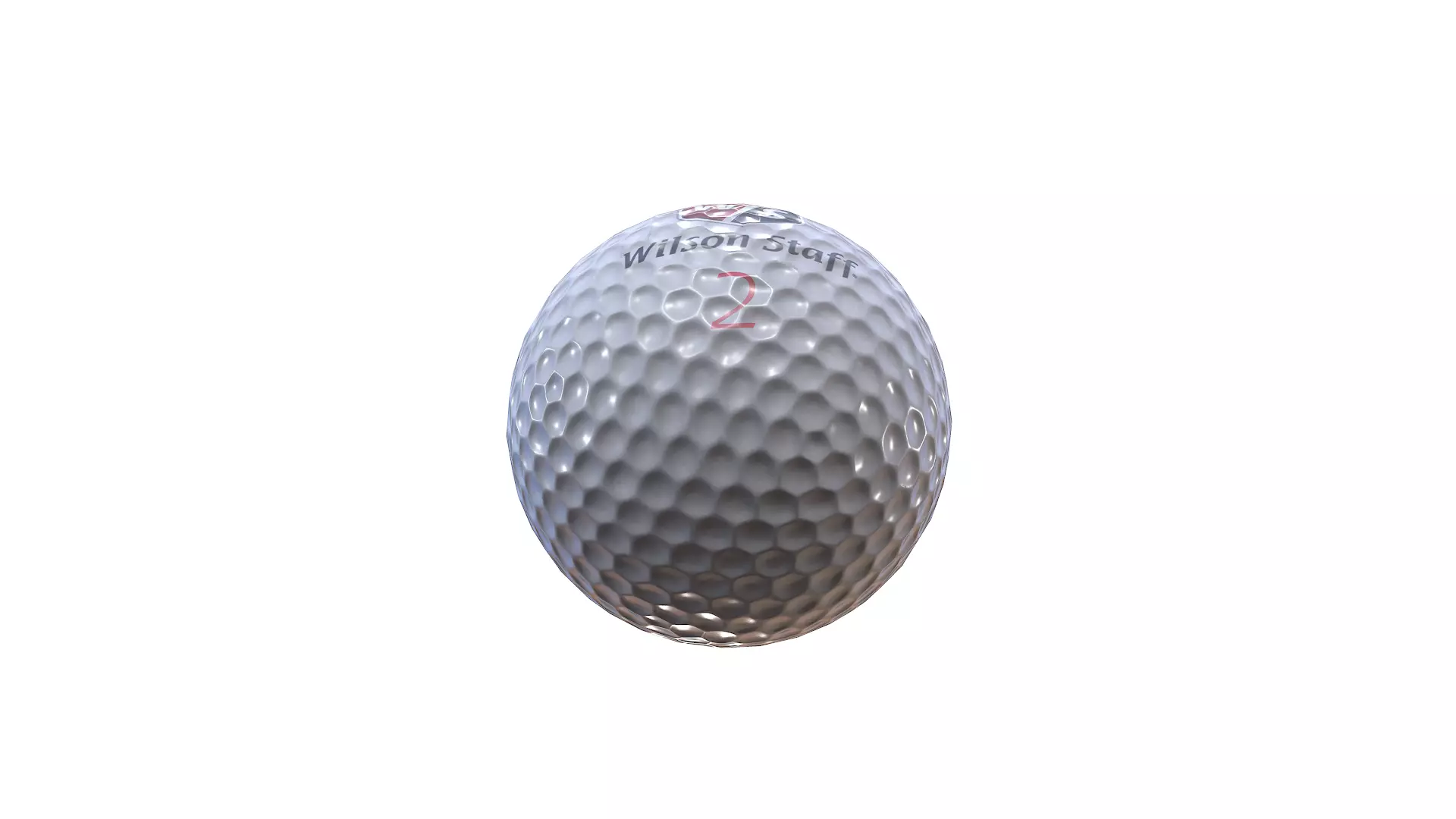 Golf Ball Low-poly PBR Free low-poly 3D model_10