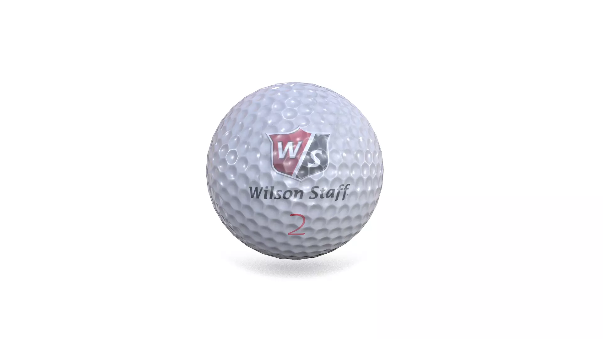 Golf Ball Low-poly PBR Free low-poly 3D model_5