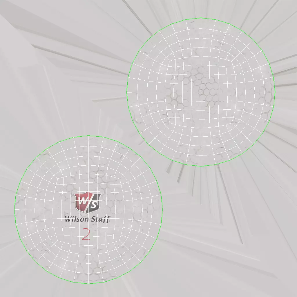 Golf Ball Low-poly PBR Free low-poly 3D model_14