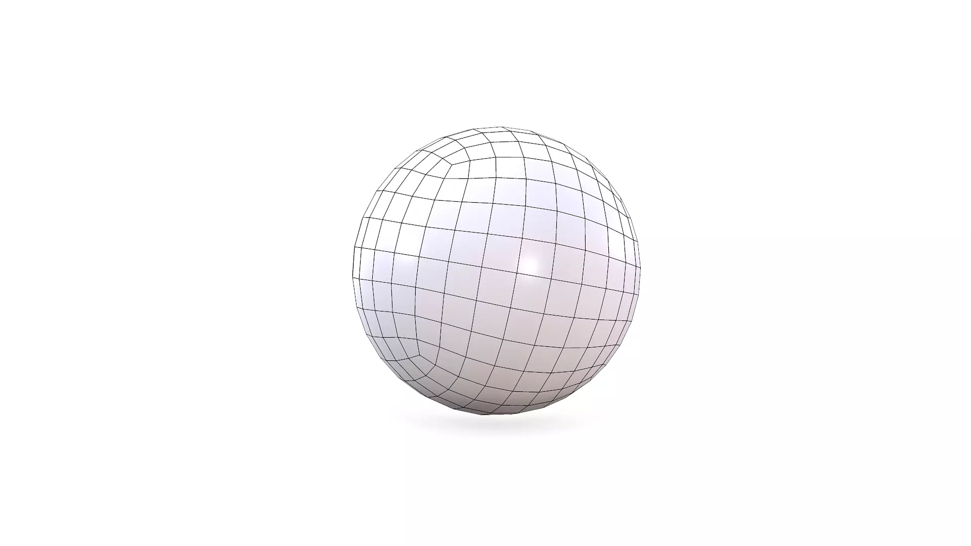 Golf Ball Low-poly PBR Free low-poly 3D model_13