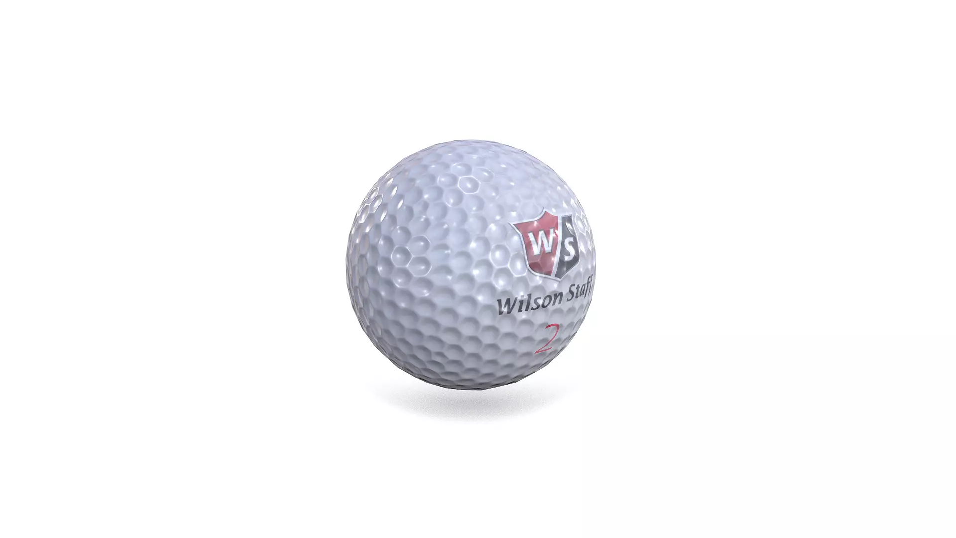 Golf Ball Low-poly PBR Free low-poly 3D model_4