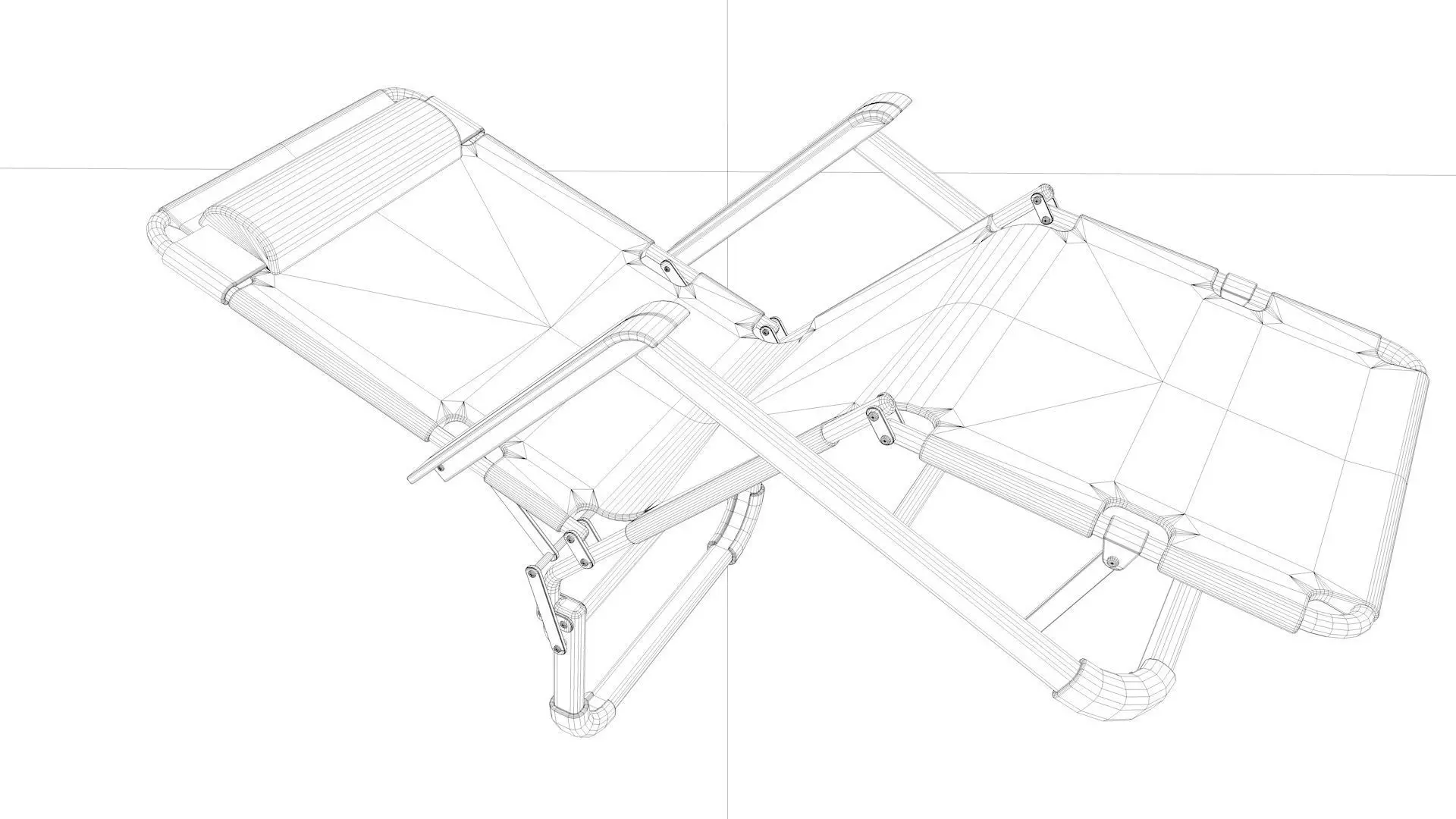 Beach Chair 3D model_6