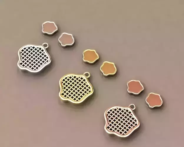 Deformed Jewelry Half Set 3D Print File