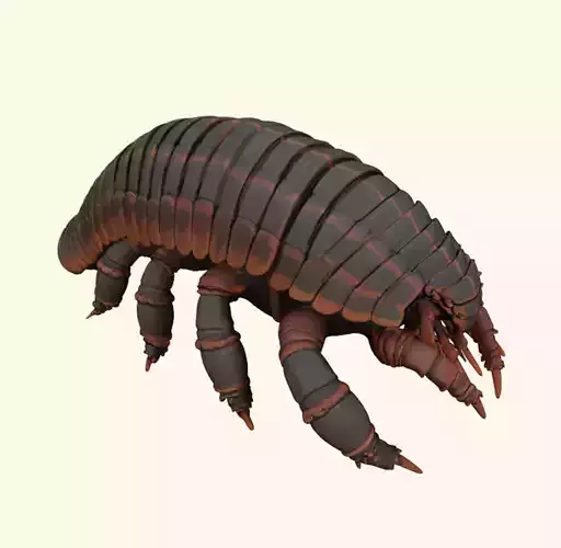 Trilobite Creature 3D print model