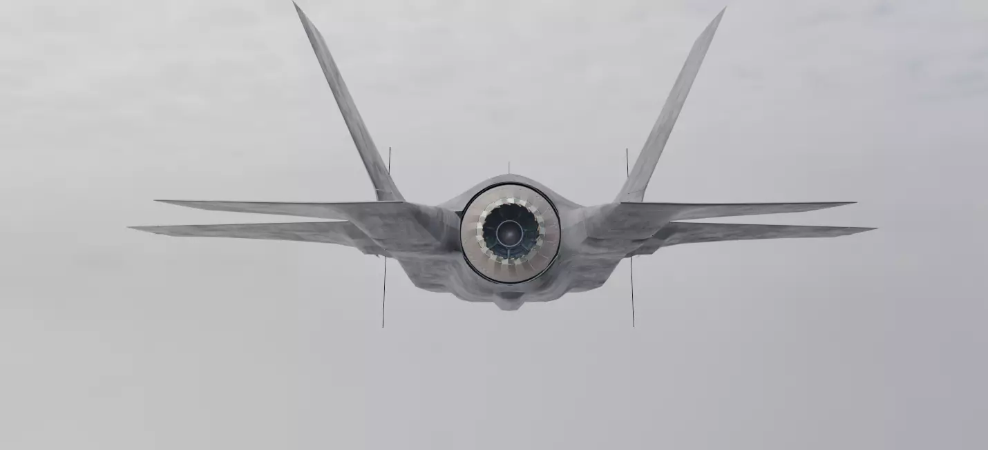 F35 Turkish version 3D model_1