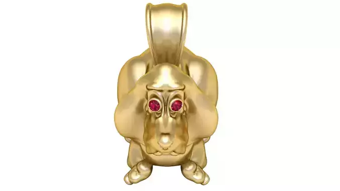 LUXURY FROG PENDANT  3D print model