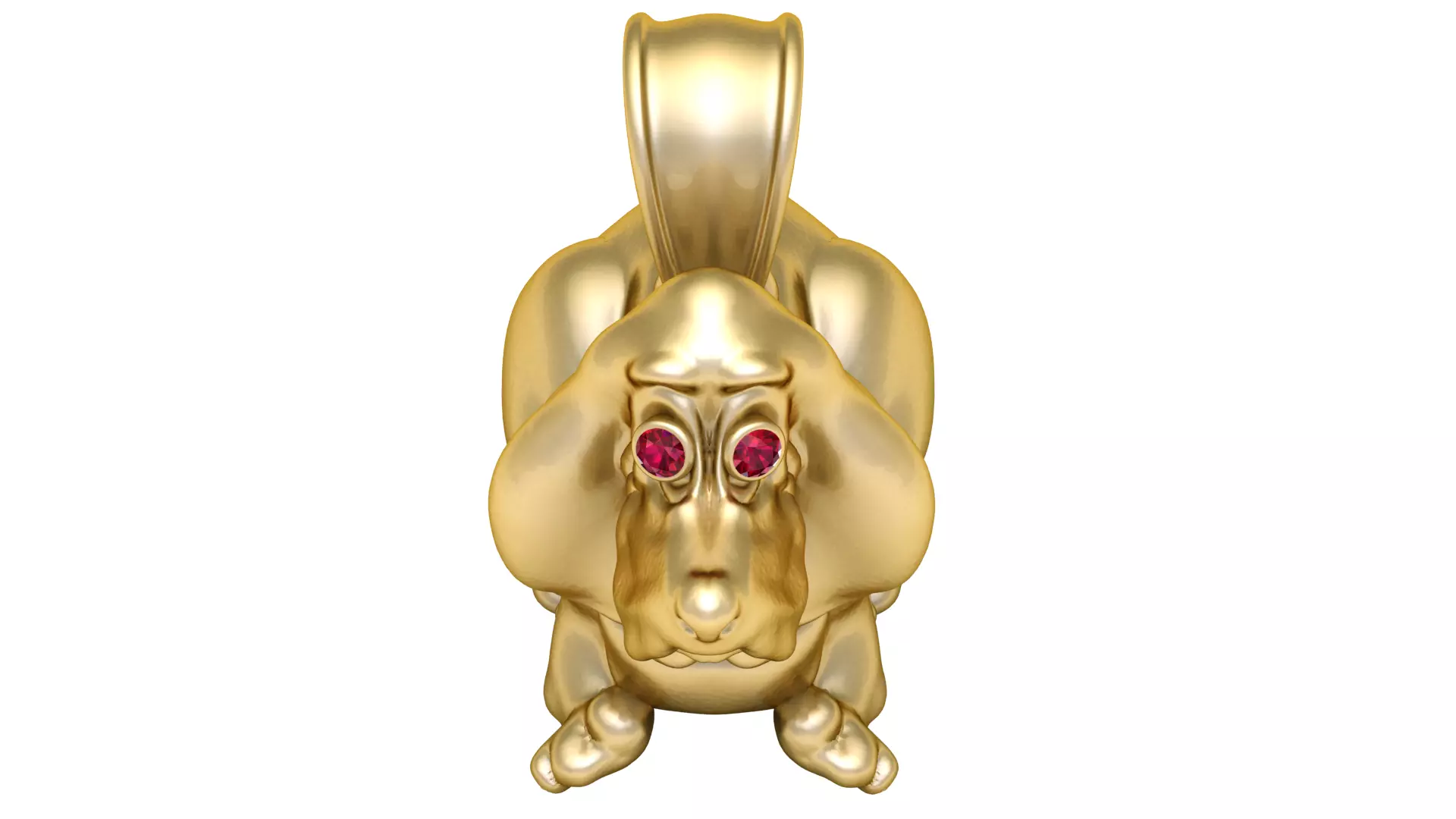 LUXURY FROG PENDANT 3D print model