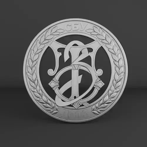 Emblem of Ukraine 3D print model  DOTZ