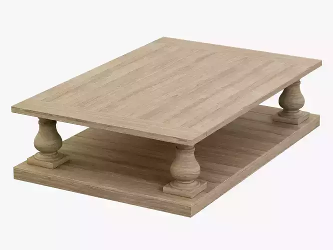 Coco Republic Library Balustrade Coffee Table