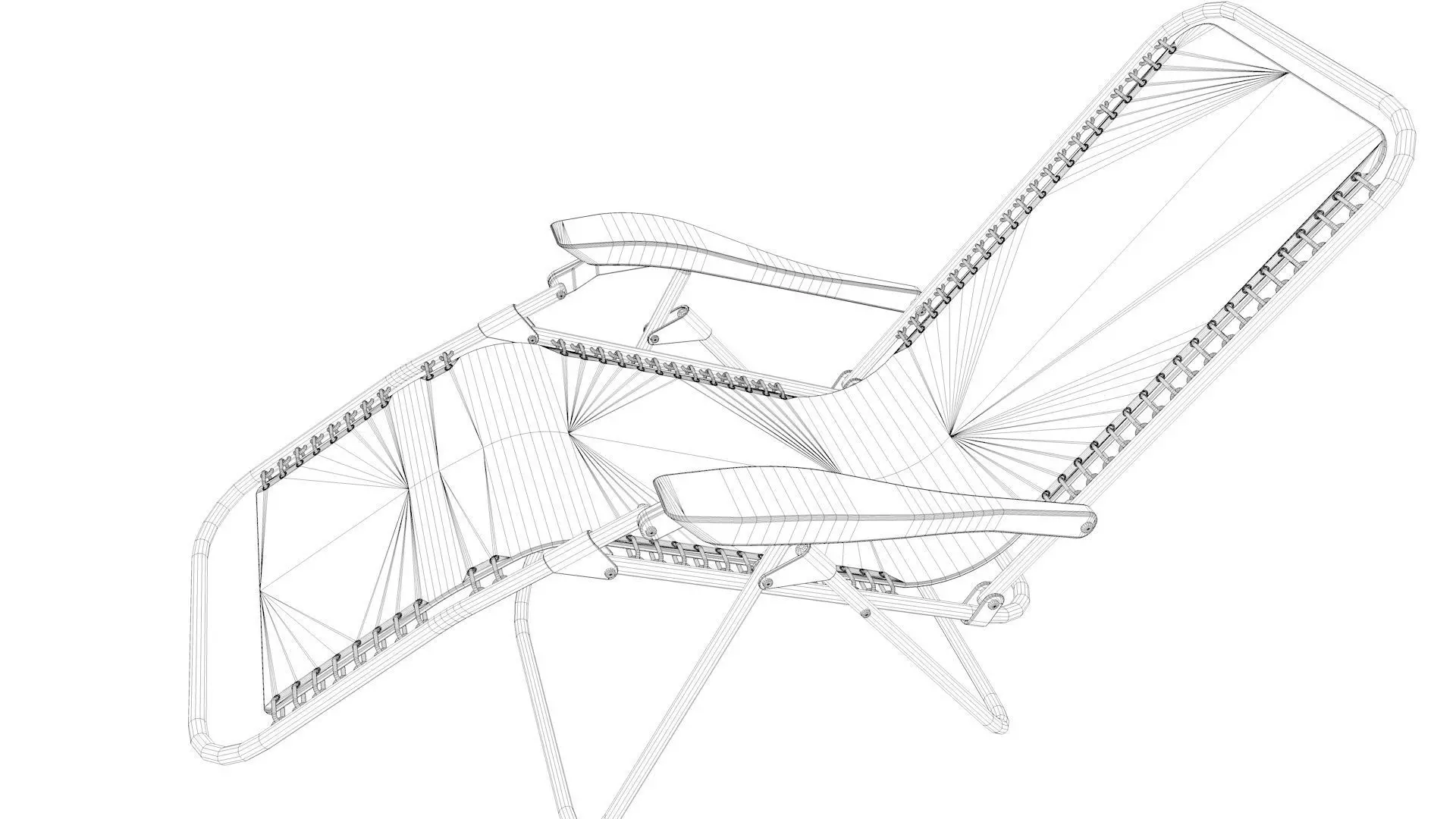 Beach Chair  3D model_6