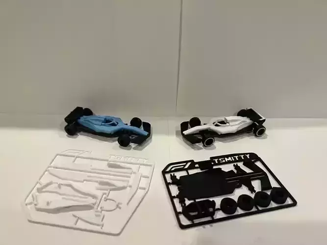 3D Printable Formula 1 Kit Card STL