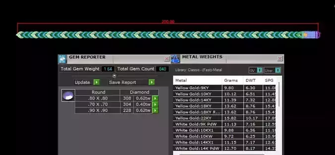 Gold Bangles Diamond CG04