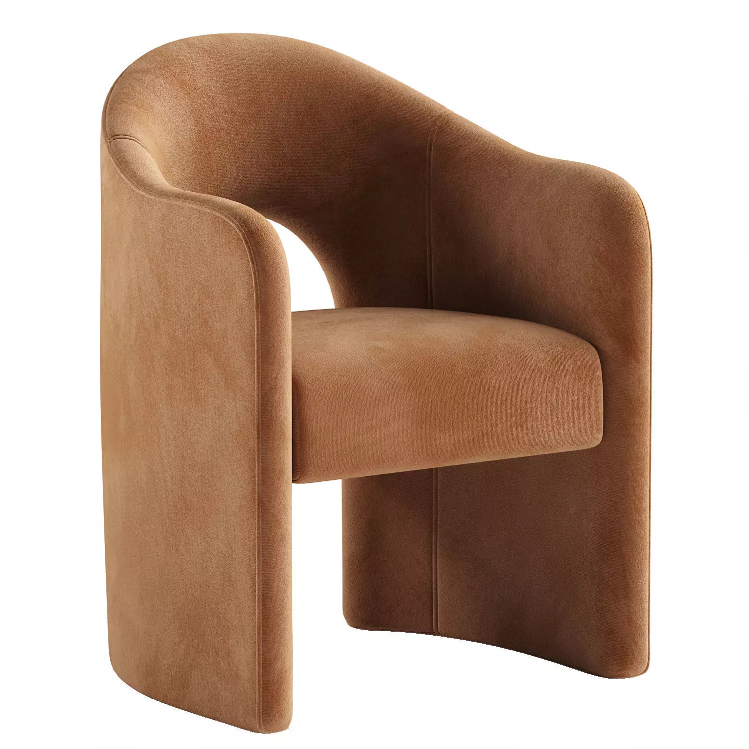 Anaya Dining Armchair 3D model_2