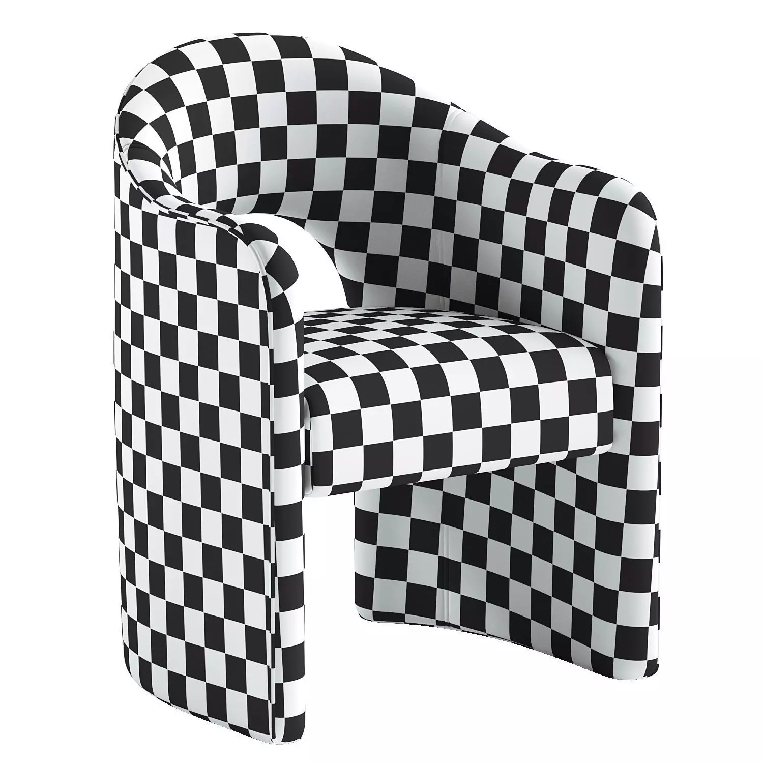 Anaya Dining Armchair 3D model_7