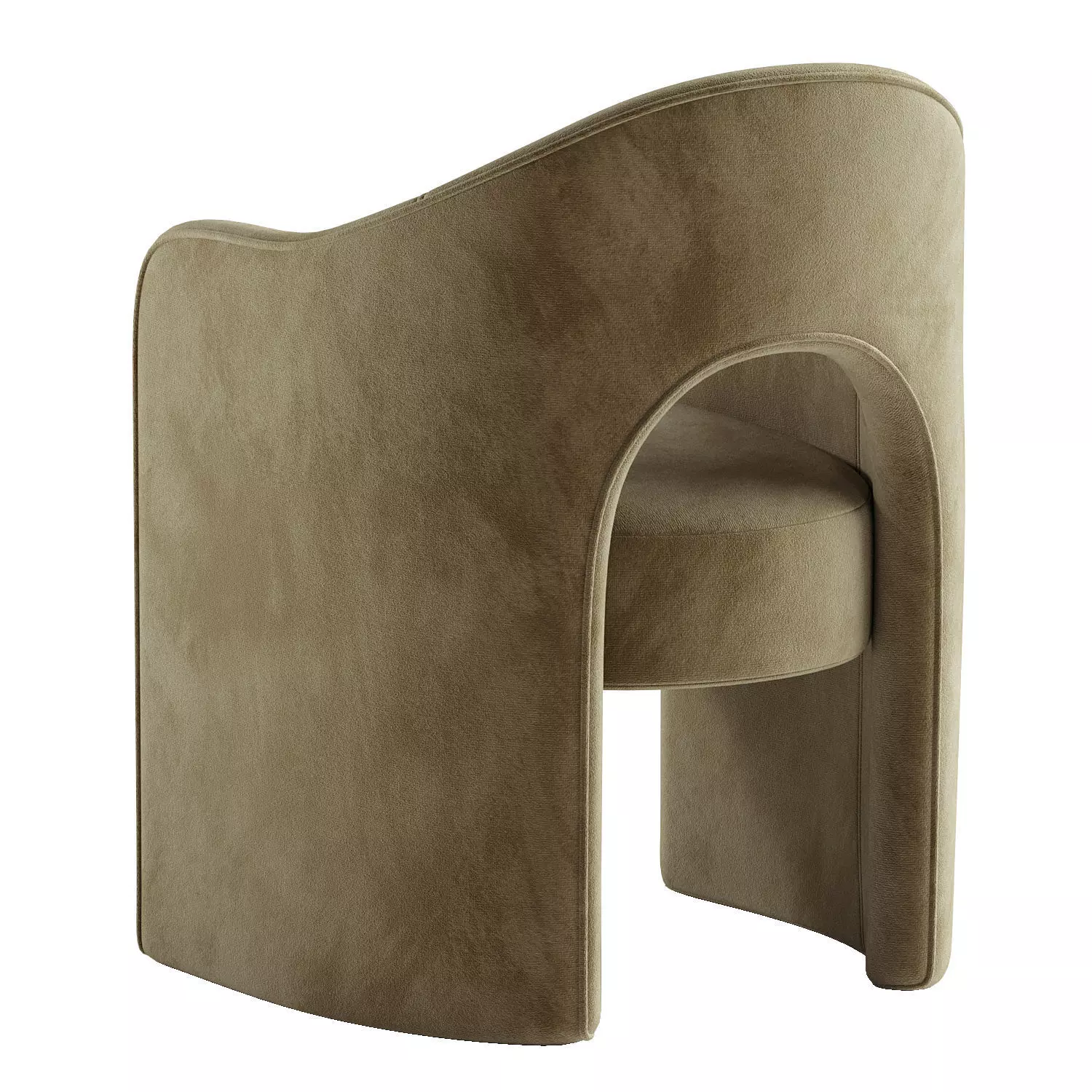 Anaya Dining Armchair 3D model_4