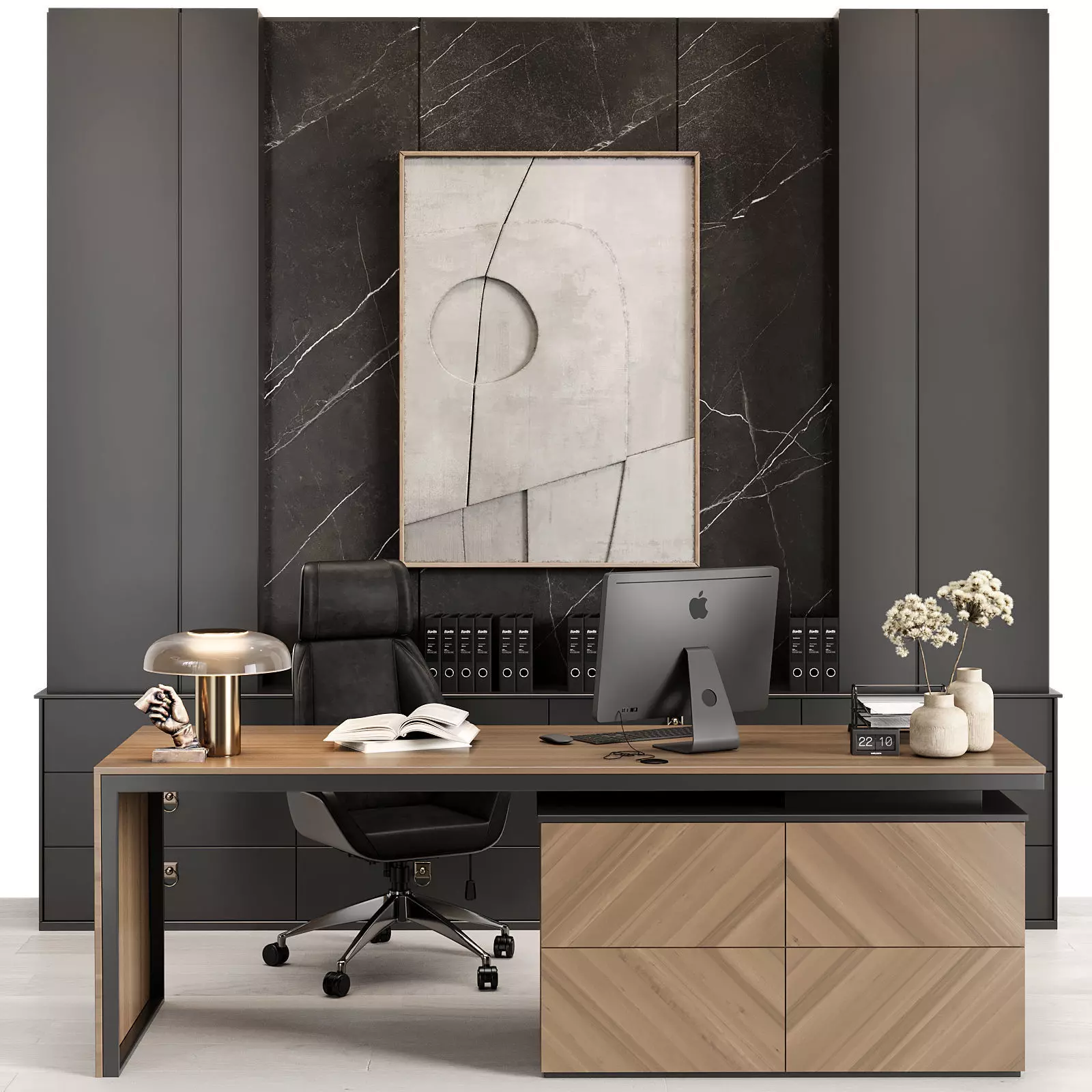 Boss Desk - Office Furniture 26 3D model