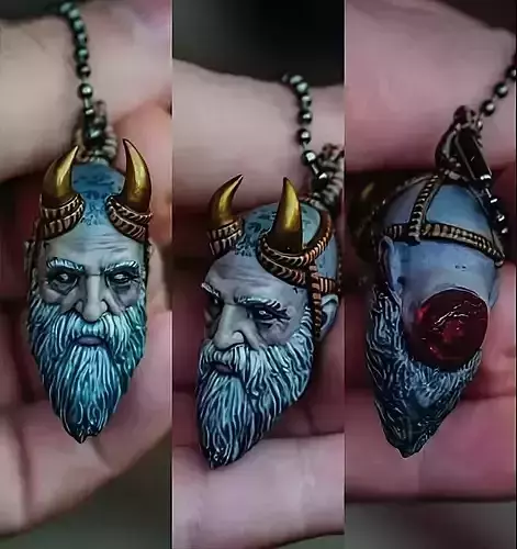 Keychain Mimir GoW toy 3D print model