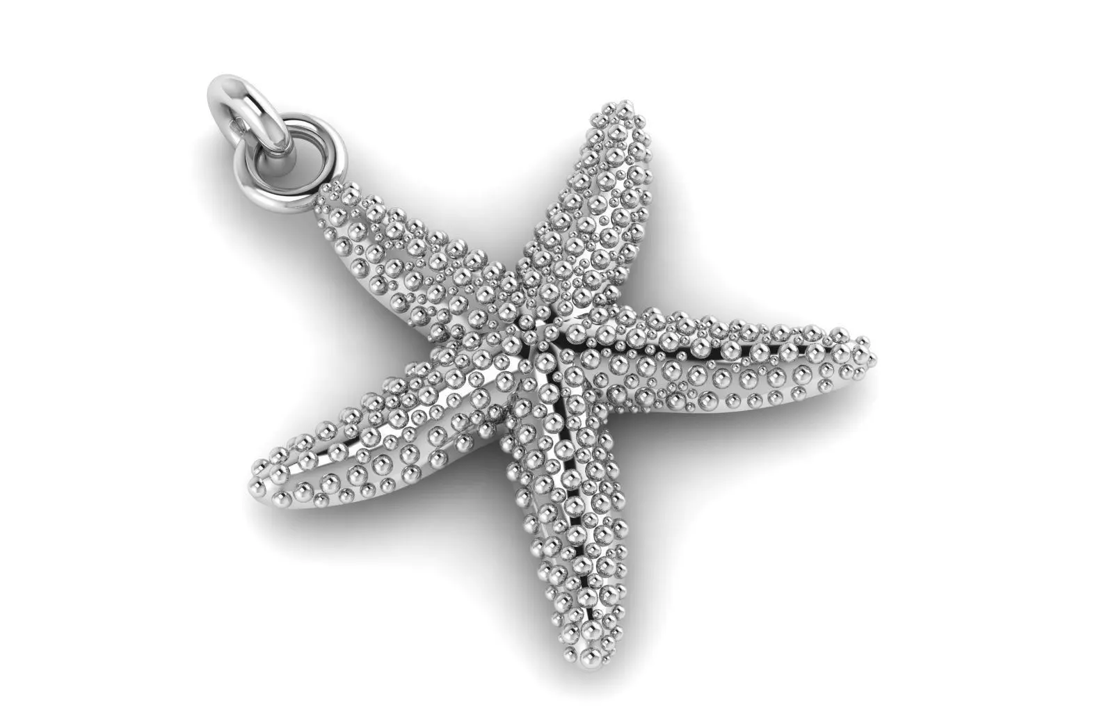 Starfish pendant 3D print model_0