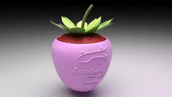 Chocolate Covered Strawberry With Beads