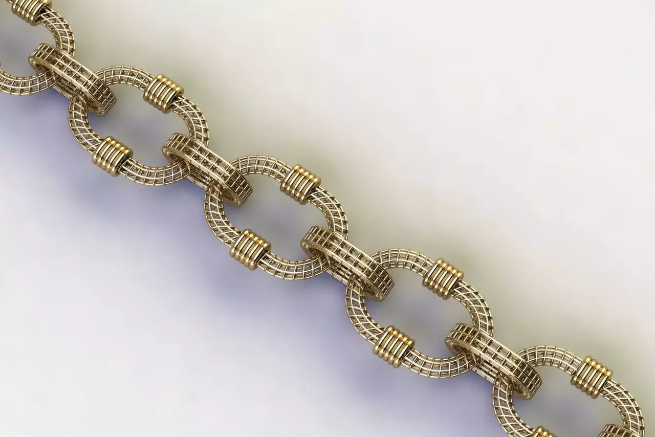 low weight bracelet  3D print model_3