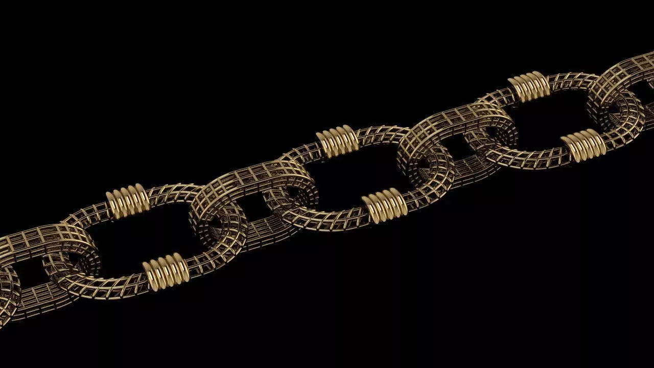 low weight bracelet  3D print model_1