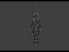 Black Knight Low-poly 3D model_1