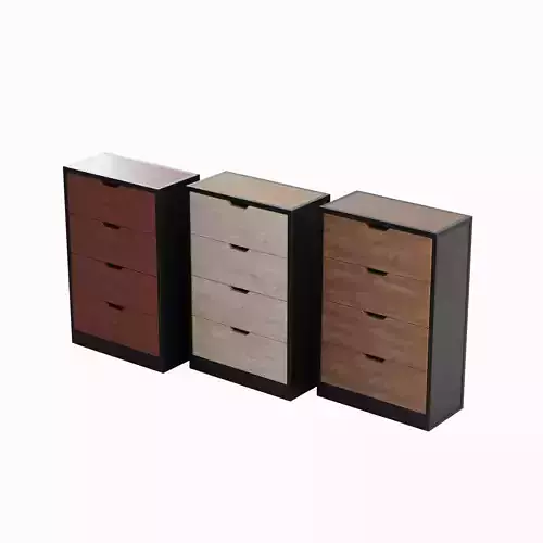 Midtown Youth Chest Drawer Set Low-poly 3D model
