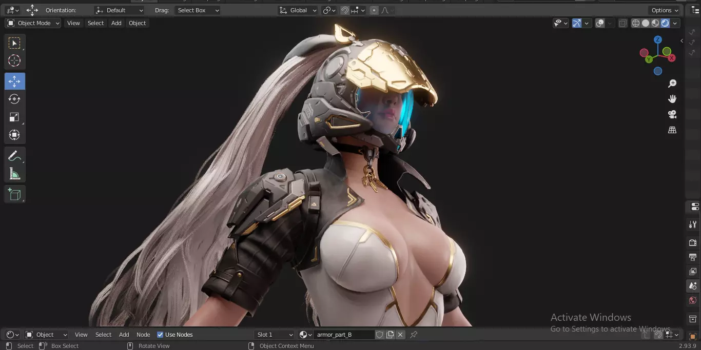 The First Descendant Bunny  Fan Art Skin 1 3D model_27