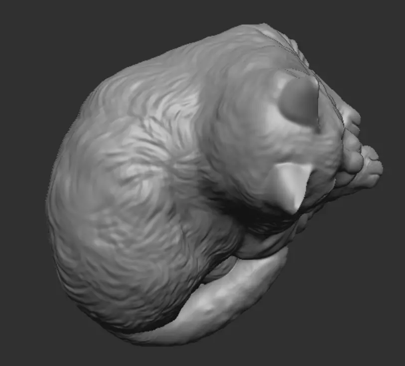 Cat for 3d Printing 3D print model_5