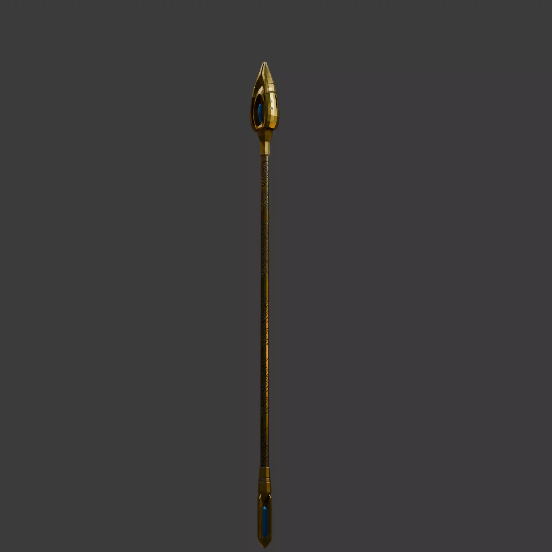 Magical Staff 3D print model_2