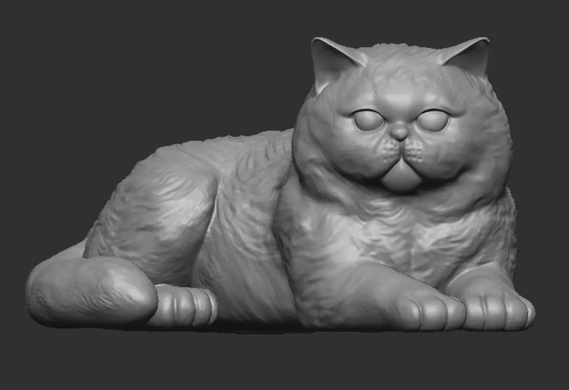 Persian cat for 3d Printing 3D print model