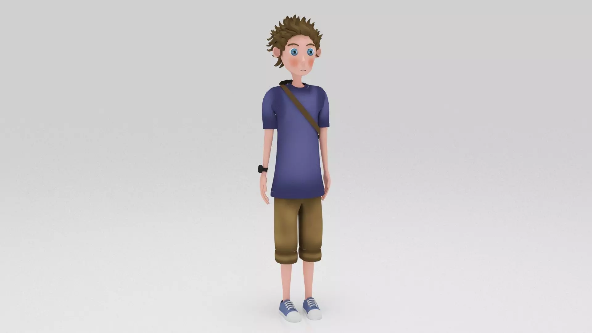 Character Rio Rigged  Low-poly 3D model_0