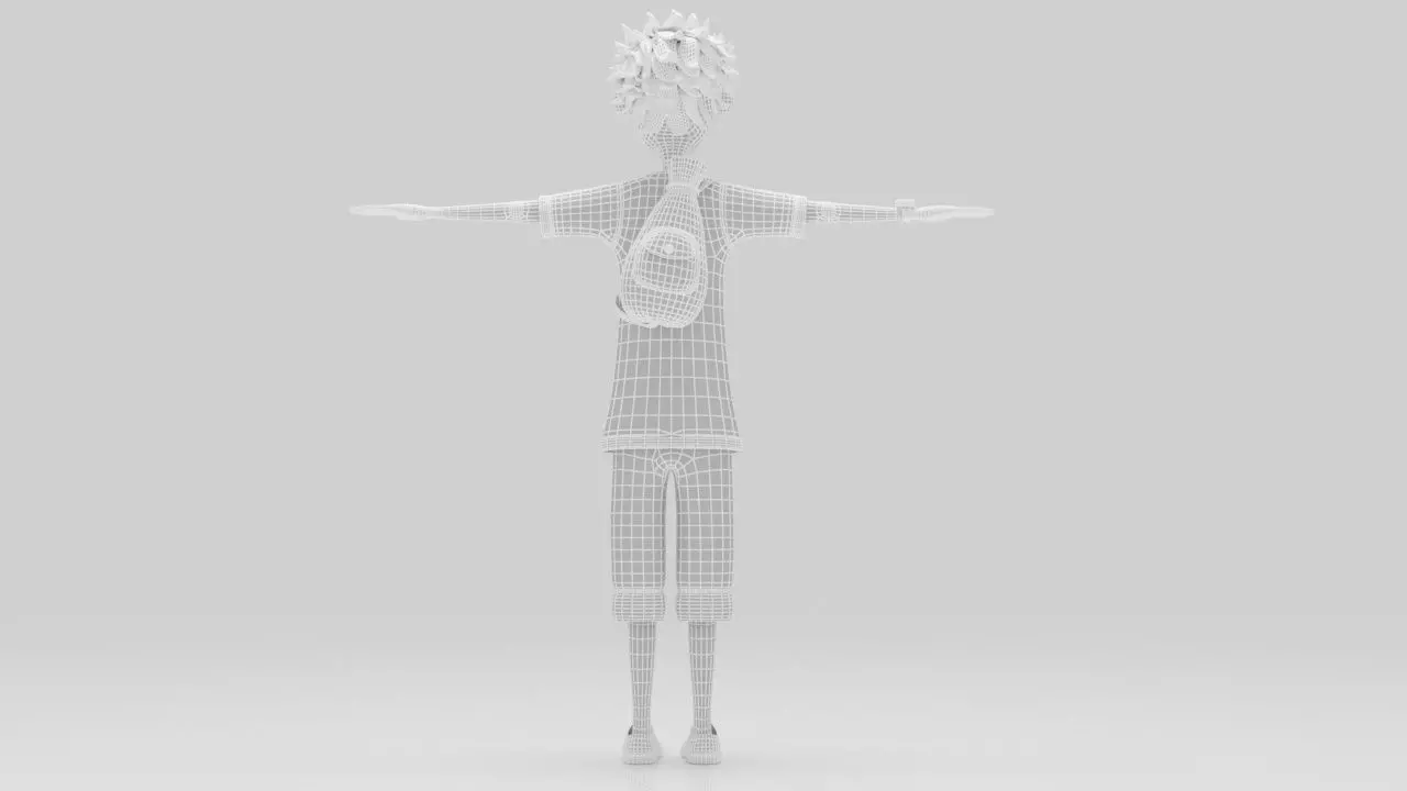 Character Rio Rigged  Low-poly 3D model_11