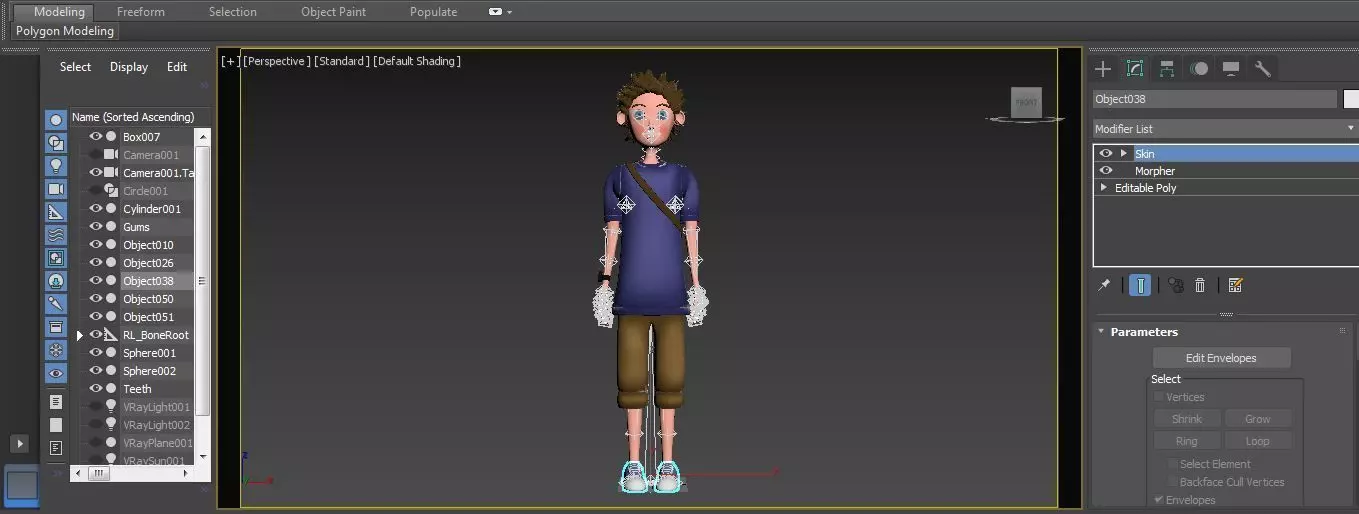Character Rio Rigged  Low-poly 3D model_13
