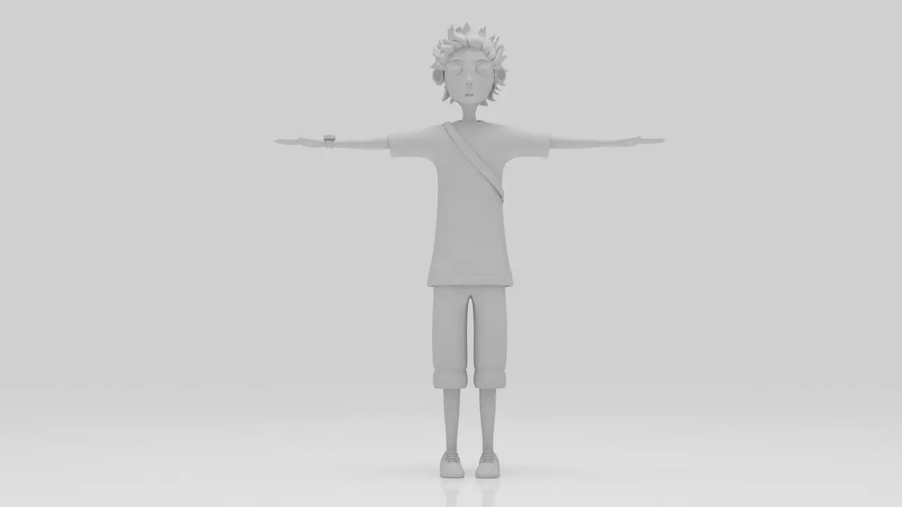 Character Rio Rigged  Low-poly 3D model_5